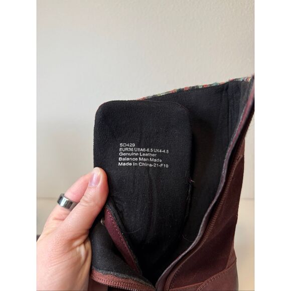 Aetrex Elsa Burgundy Tall Winter Boots Size 6 - Picture 7 of 9